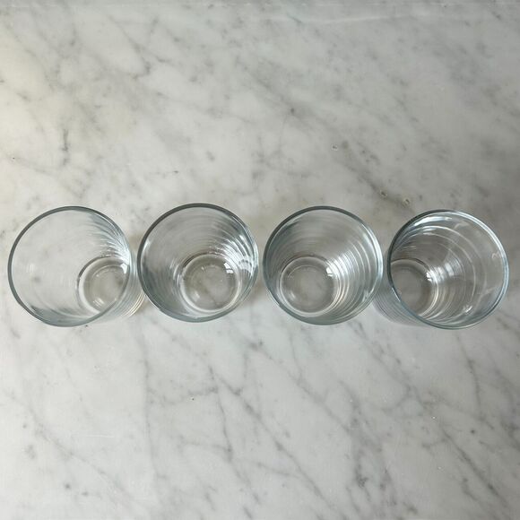 Pasabahce Juice Glasses - Set of 4 Plain Clear Glasses Turkey - Picture 3 of 7